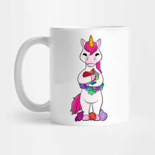 Shell collecting unicorn Mug